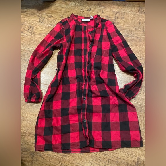 Girls dress 7/8 children’s place Buffalo plaid - Picture 2 of 9